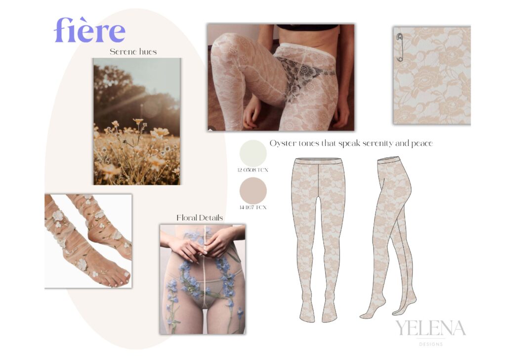 Fiere Hoisery design mood and trend board