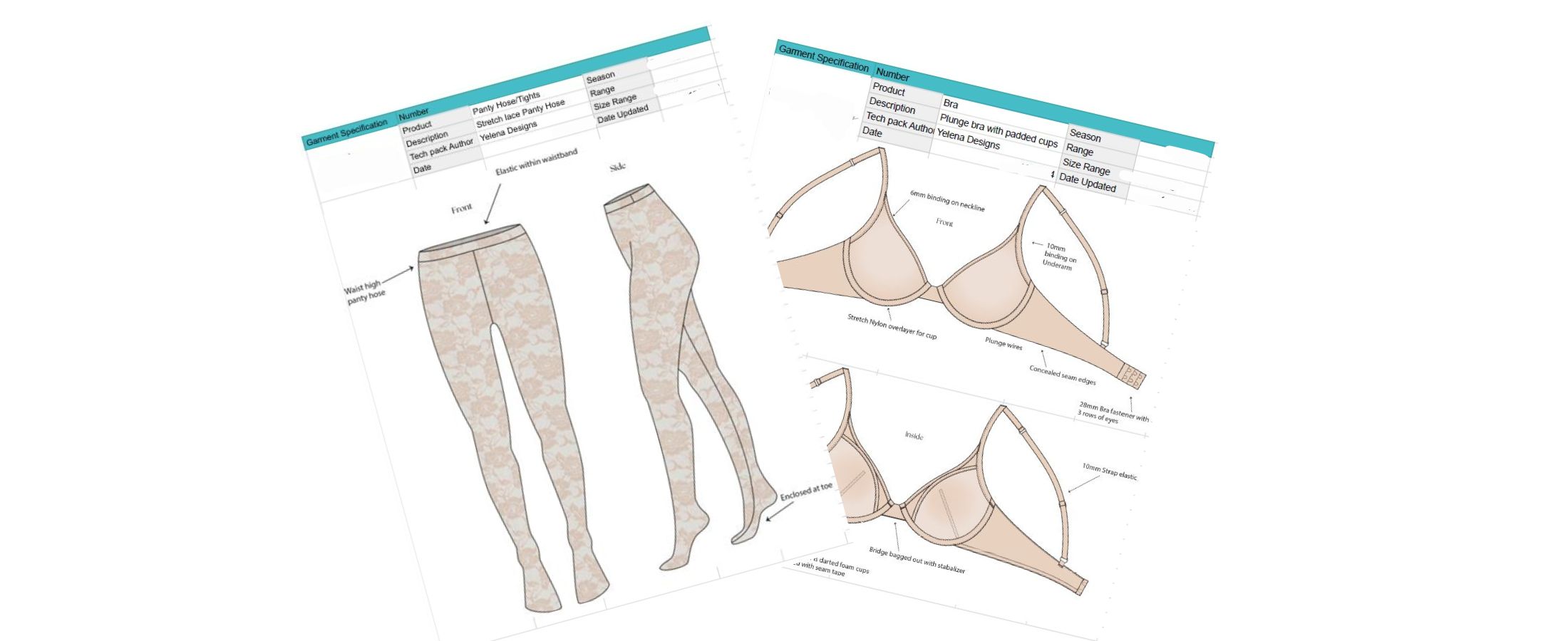 Lingerie Tech Packs