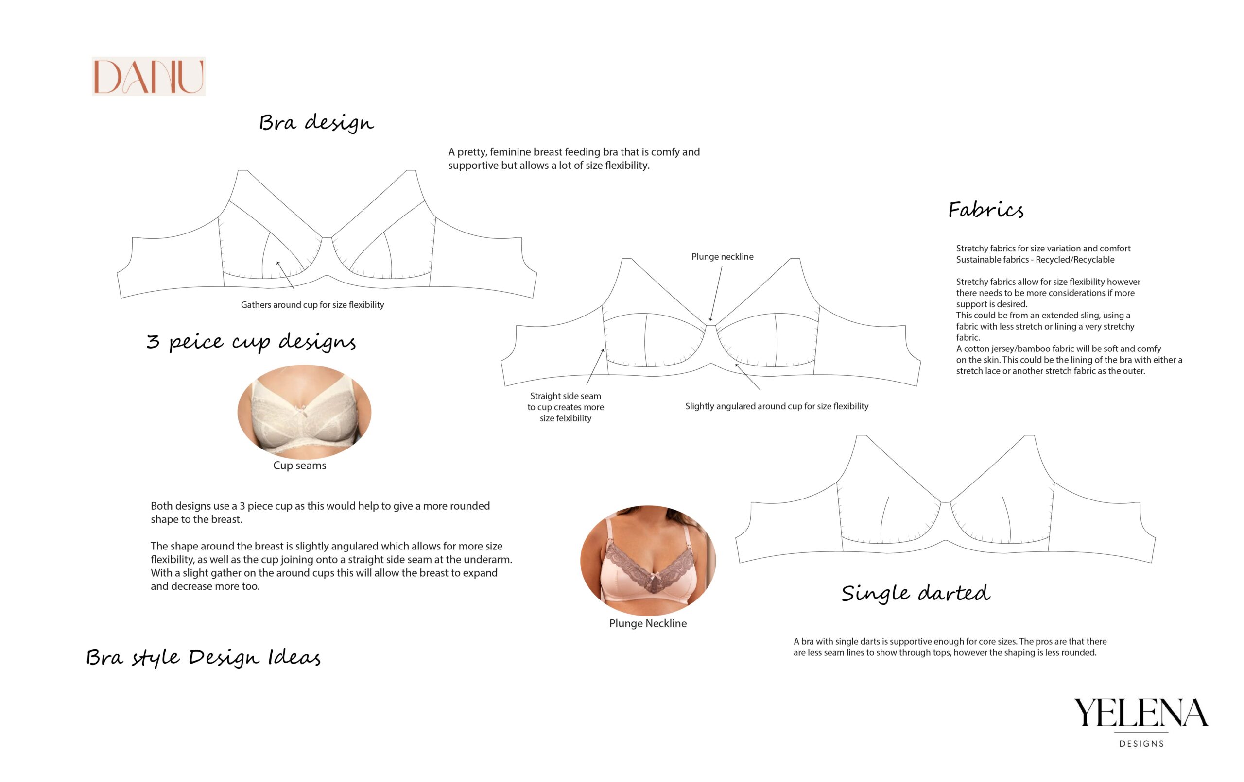 Nursing bra project Design Ideas