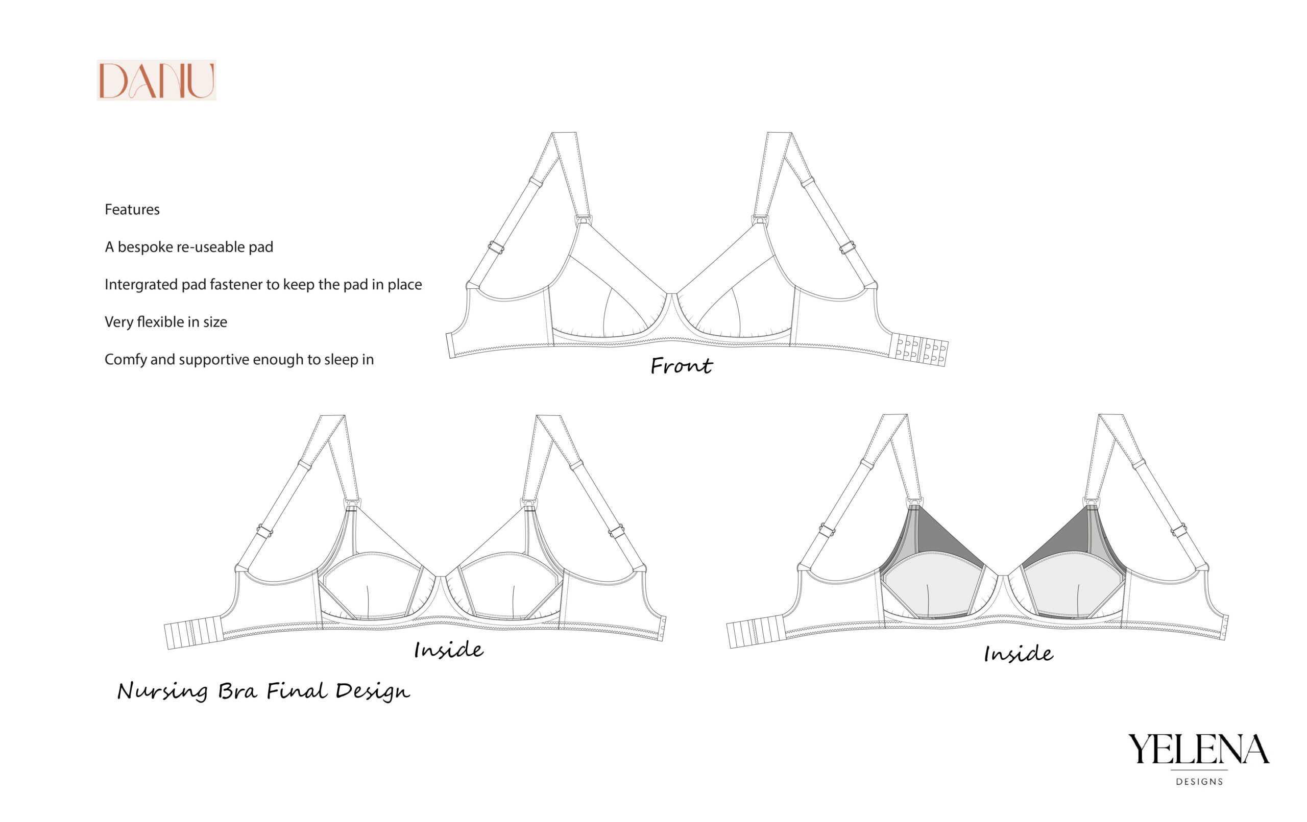 Nursing bra project Final Bra Design