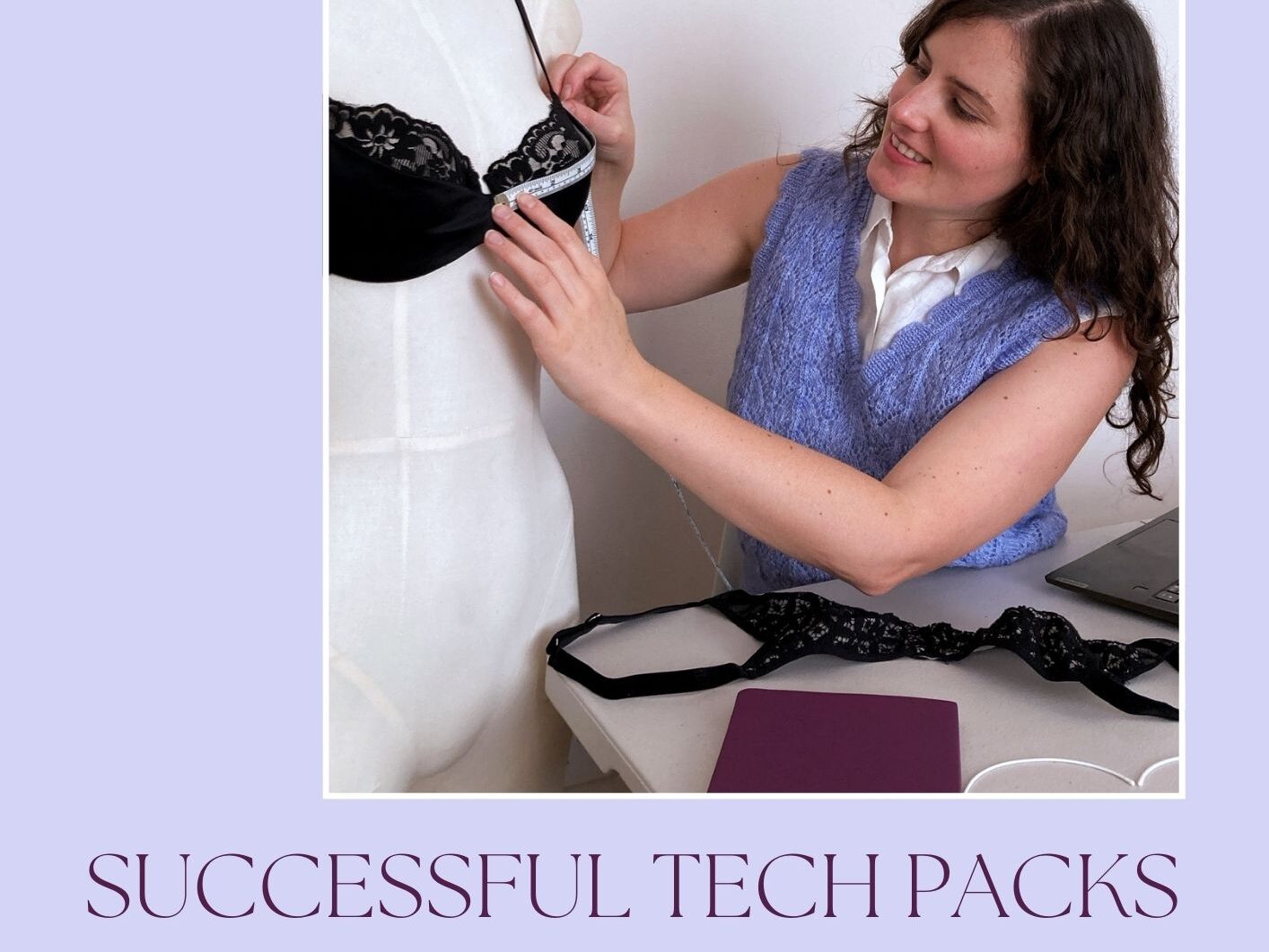 Lingerie and Swimwear tech pack free resource